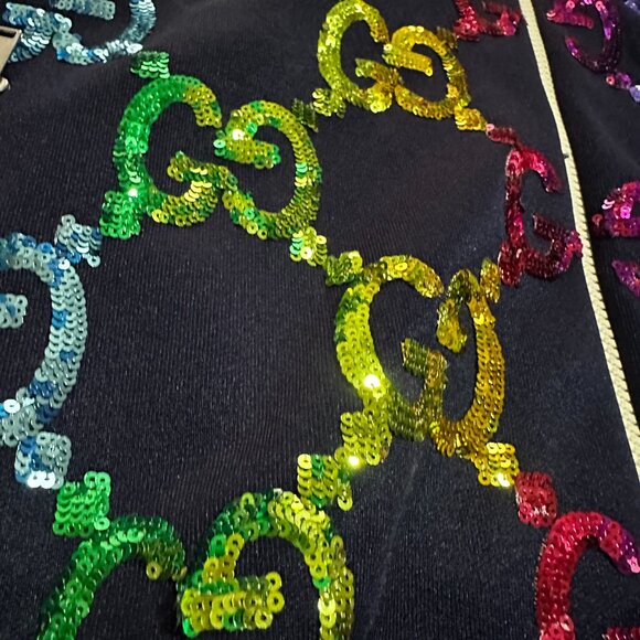 Gucci Rainbow Sequin Track Jacket - Picture 3 of 12